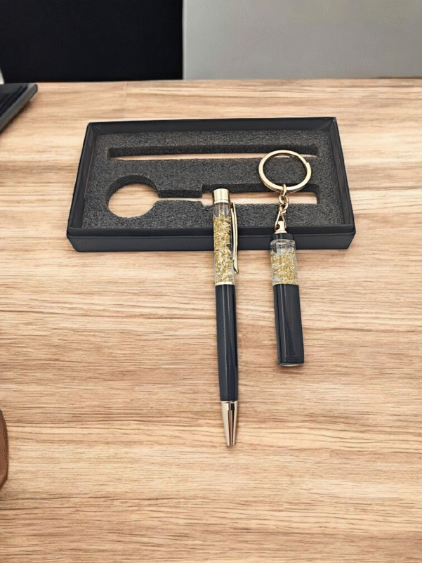 Crystal Pen Keychain Gift Set