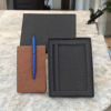 Leather Diary and Pen Gift Set