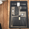 Premium Corporate Gift Set in Black – 8-in-1 Customized Kit